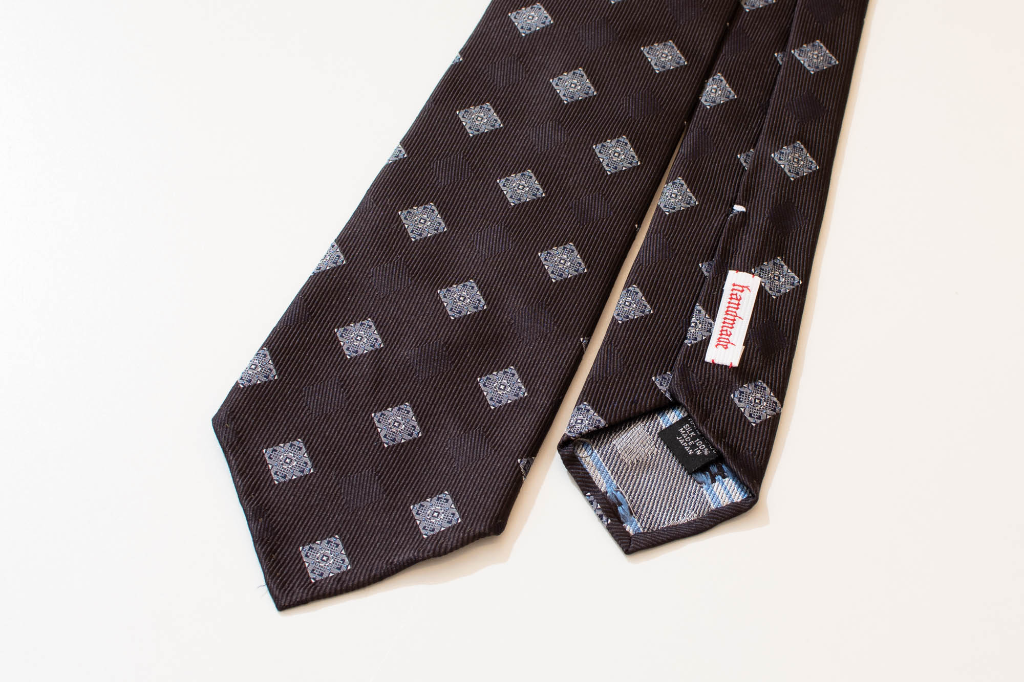 スクエア小紋 ネクタイ