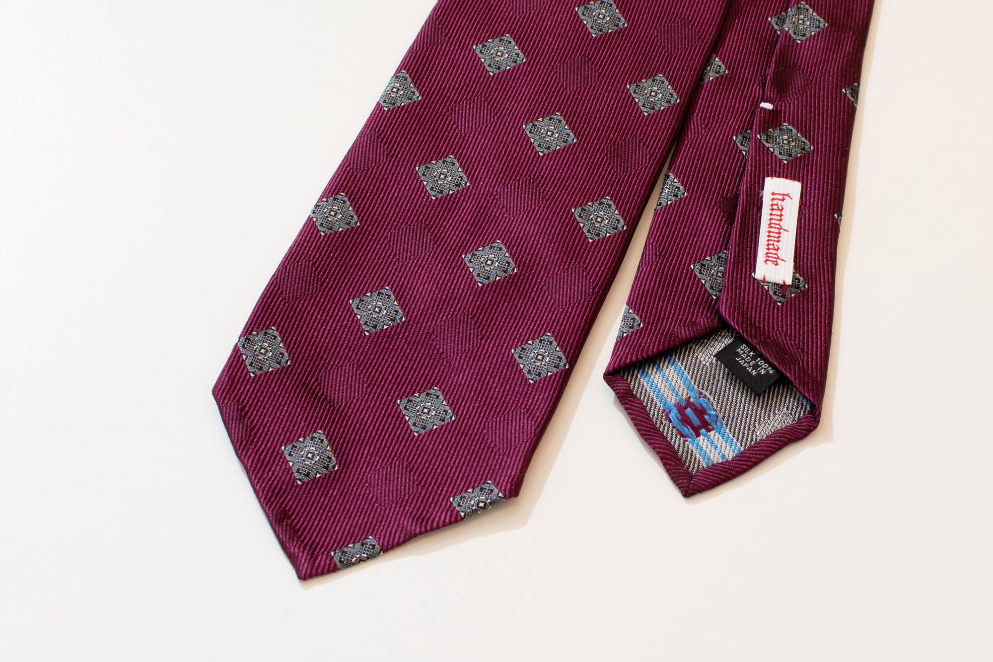 スクエア小紋 ネクタイ