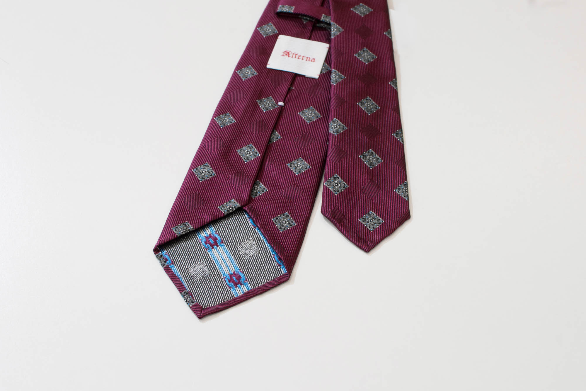 スクエア小紋 ネクタイ