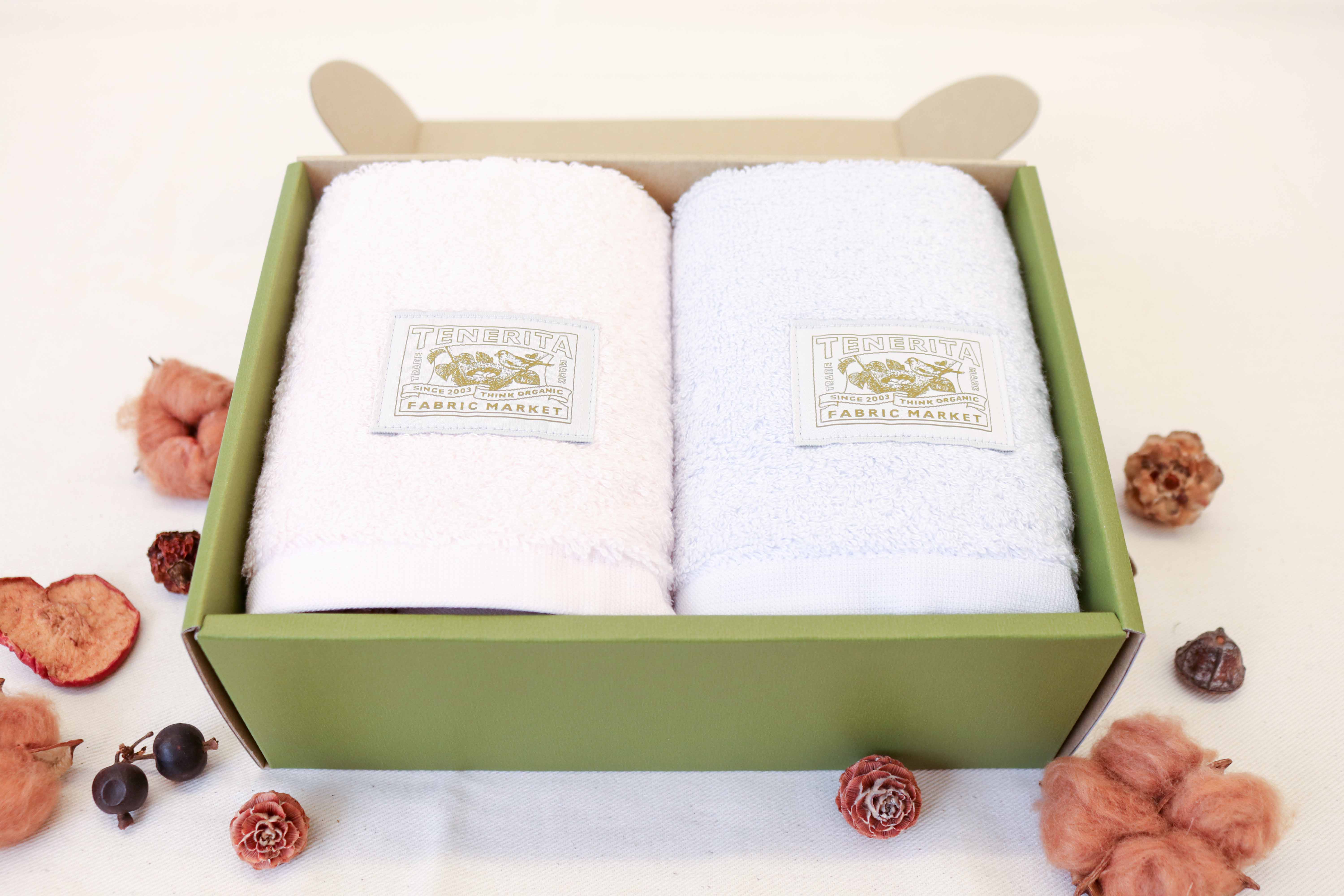 超甘撚りフェイスタオル ２枚セット