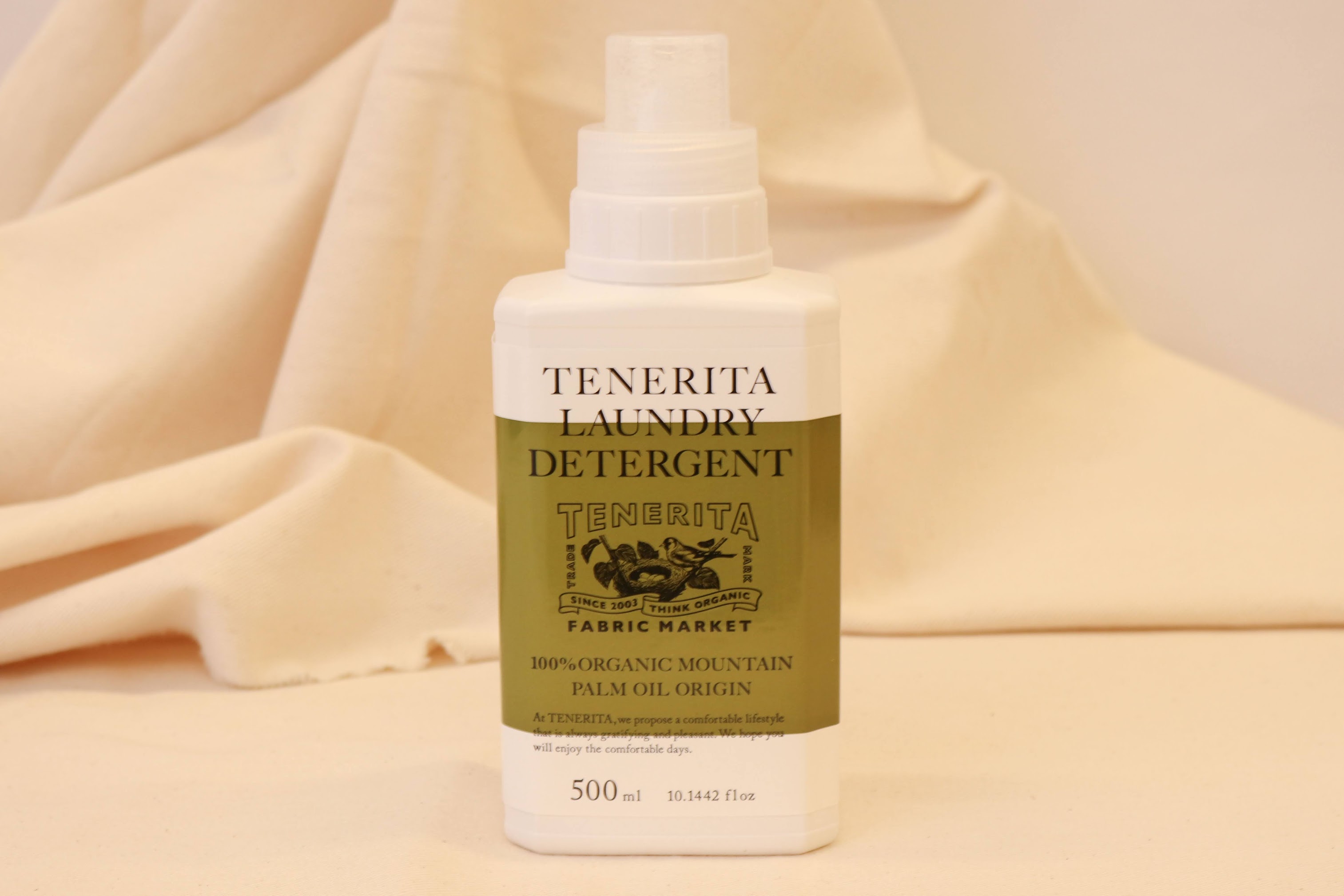 軽やかな甘撚りフェイスタオル＆LAUNDRY DETERGENTセット（生成）