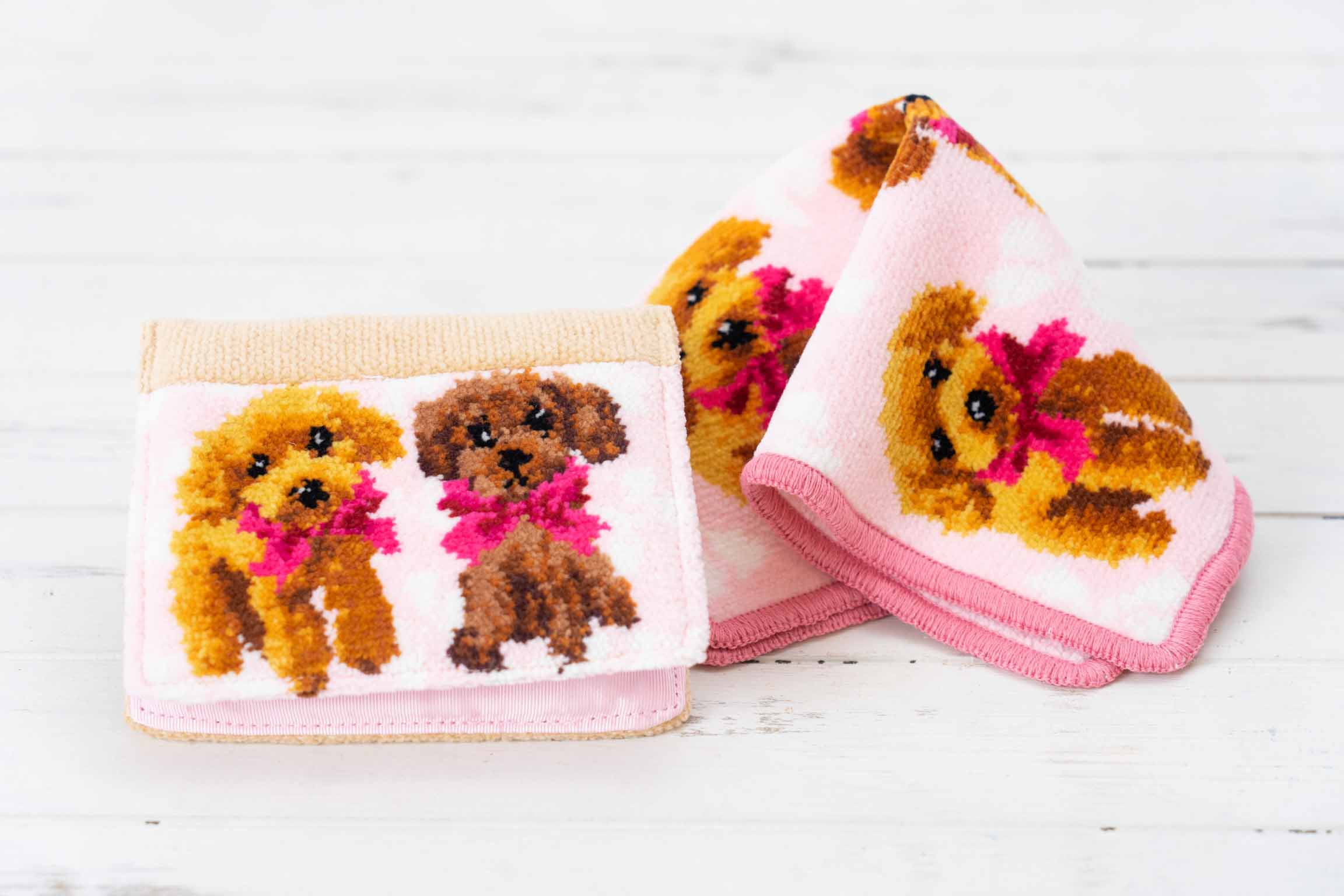 ハンカチ＆ミニティッシュカバーセット