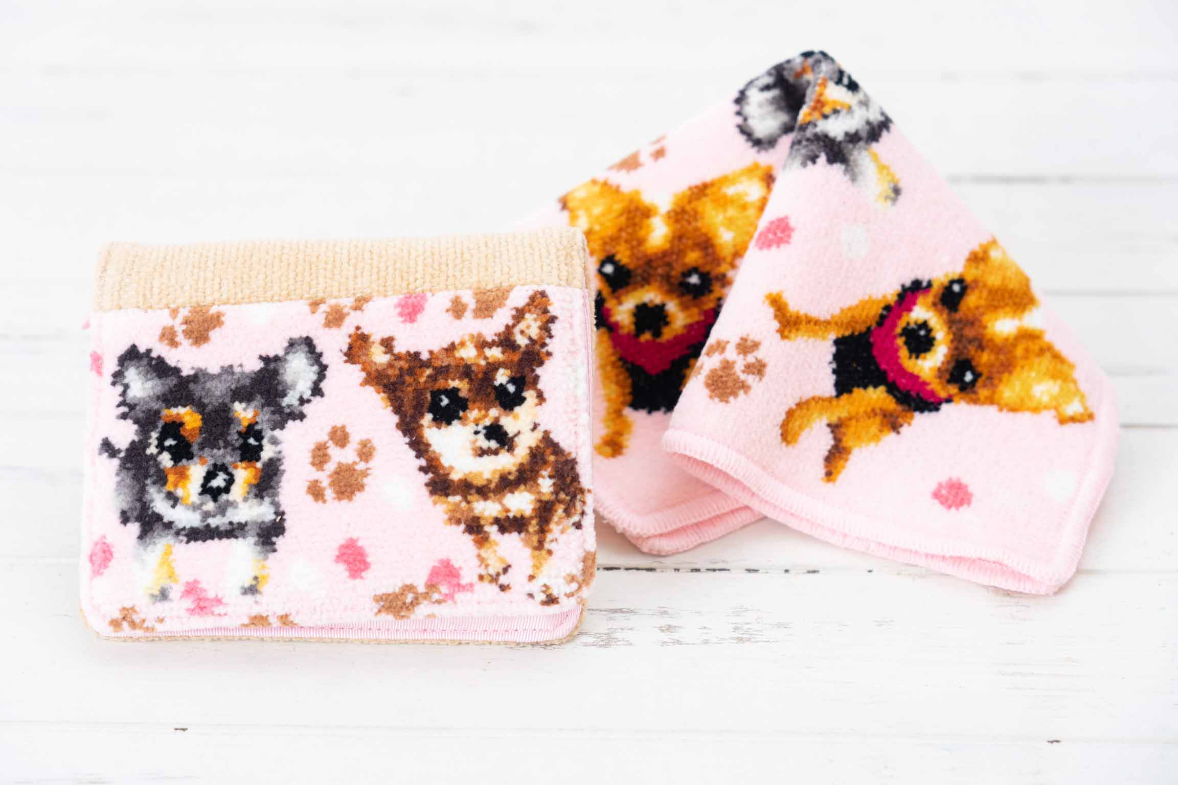 ハンカチ＆ミニティッシュカバーセット