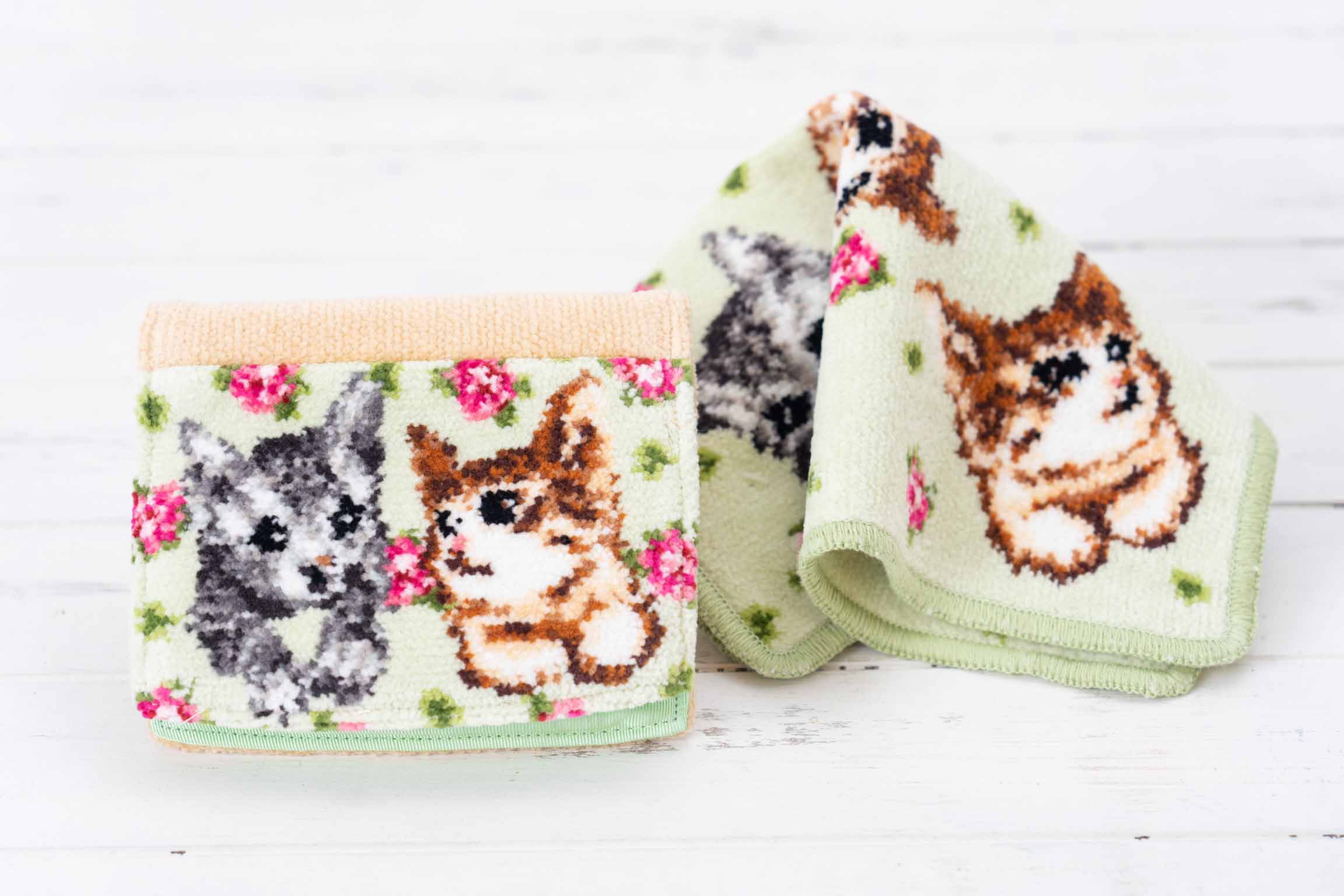 ハンカチ＆ミニティッシュカバーセット