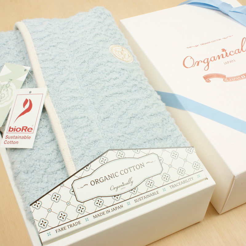 【Organically】名入れ カラードルマンバスローブ