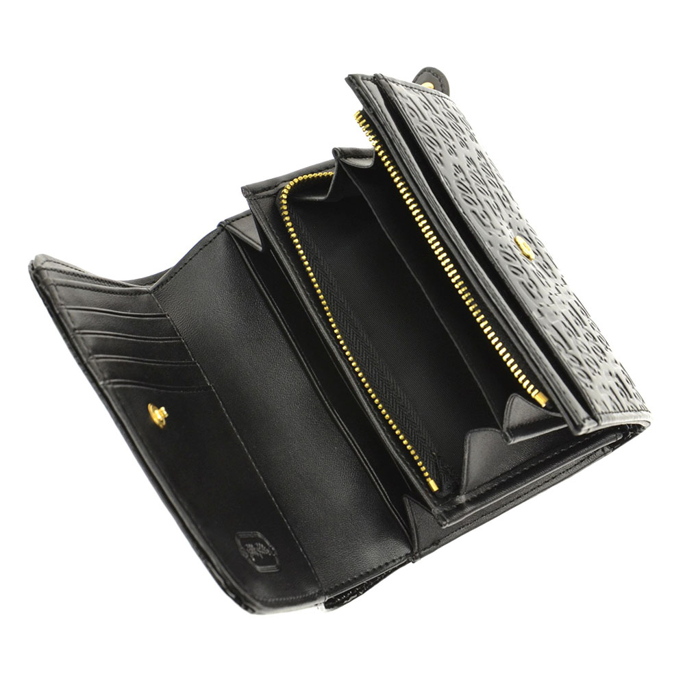 FolliFollie WA0L026SK/BLK 二つ折り財布