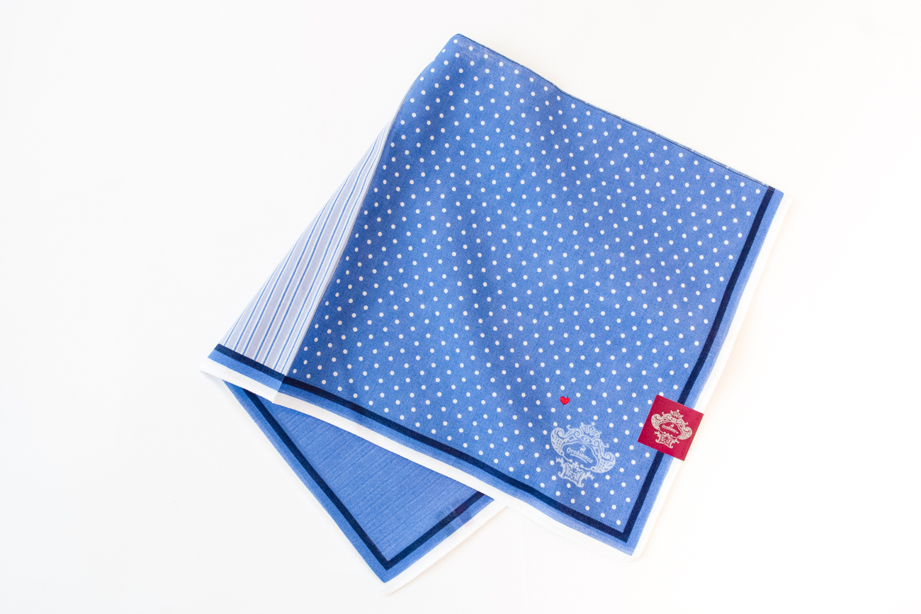 【Orobianco】プリントハンカチ 6枚セット