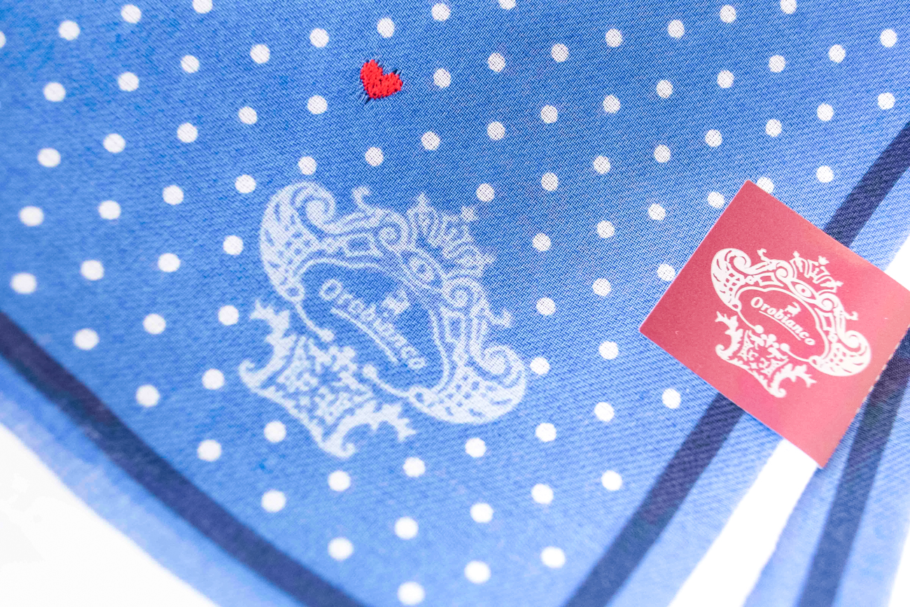 【Orobianco】プリントハンカチ 6枚セット