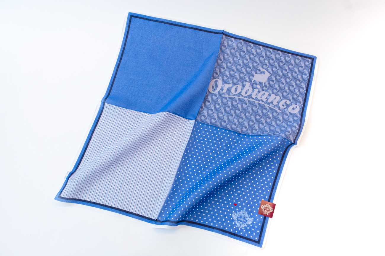 【Orobianco】プリントハンカチ 6枚セット