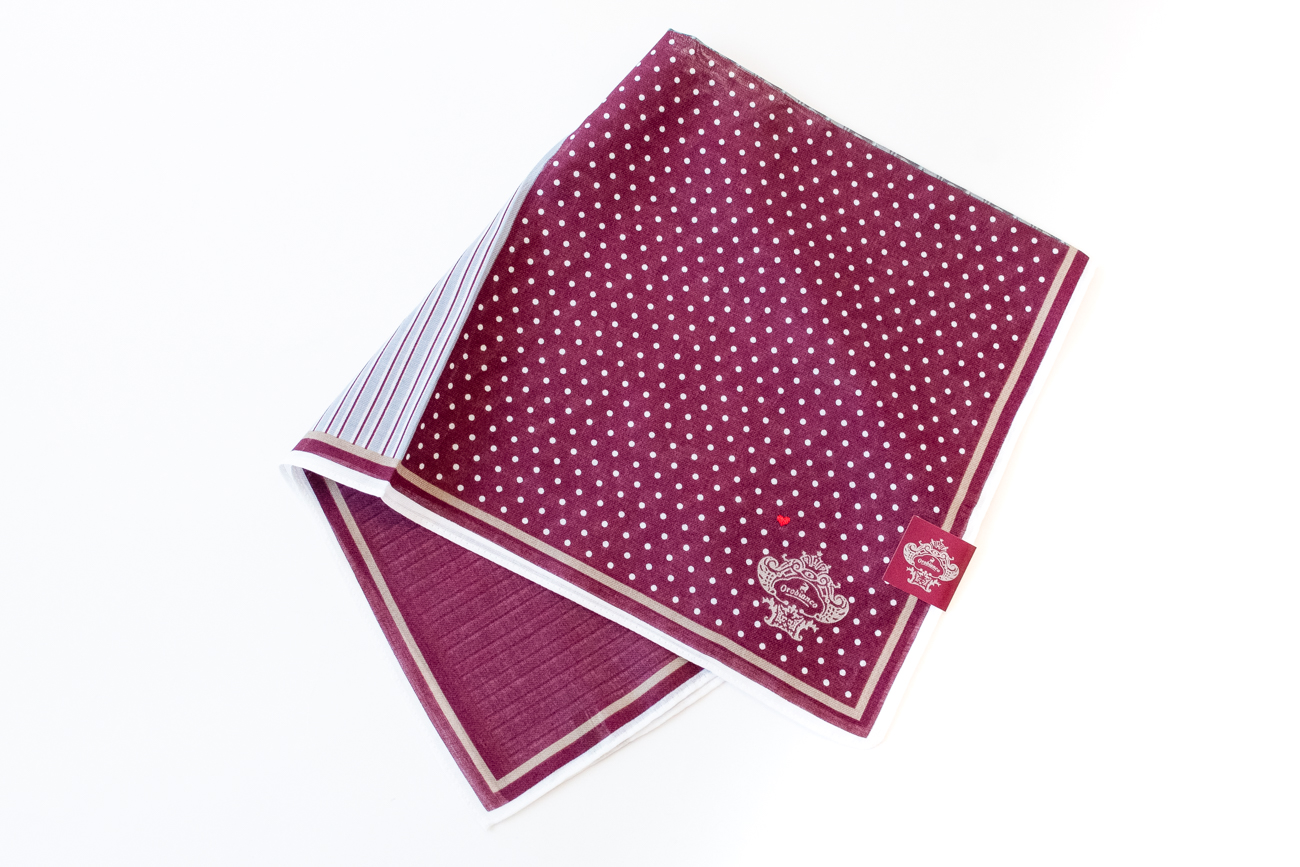 【Orobianco】プリントハンカチ 6枚セット