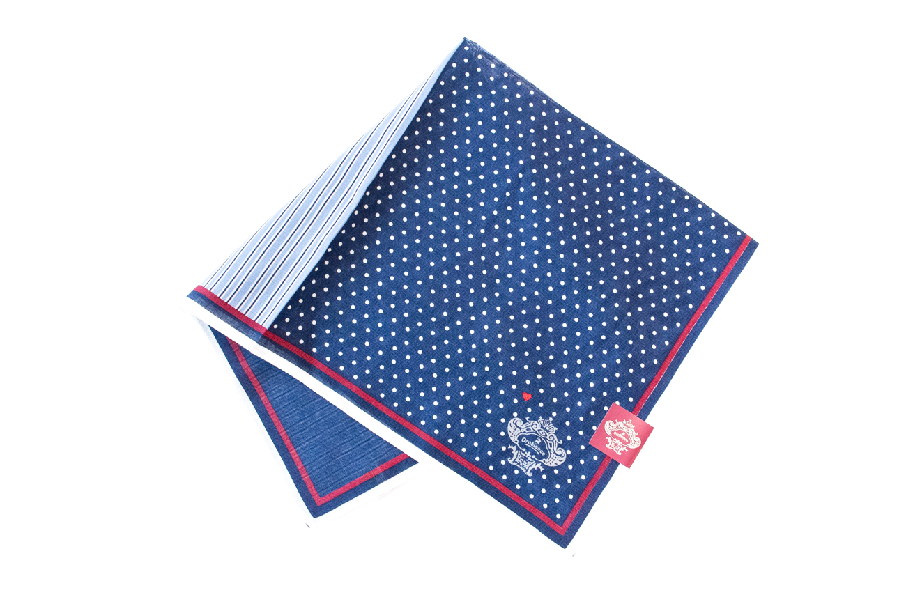 【Orobianco】プリントハンカチ 6枚セット