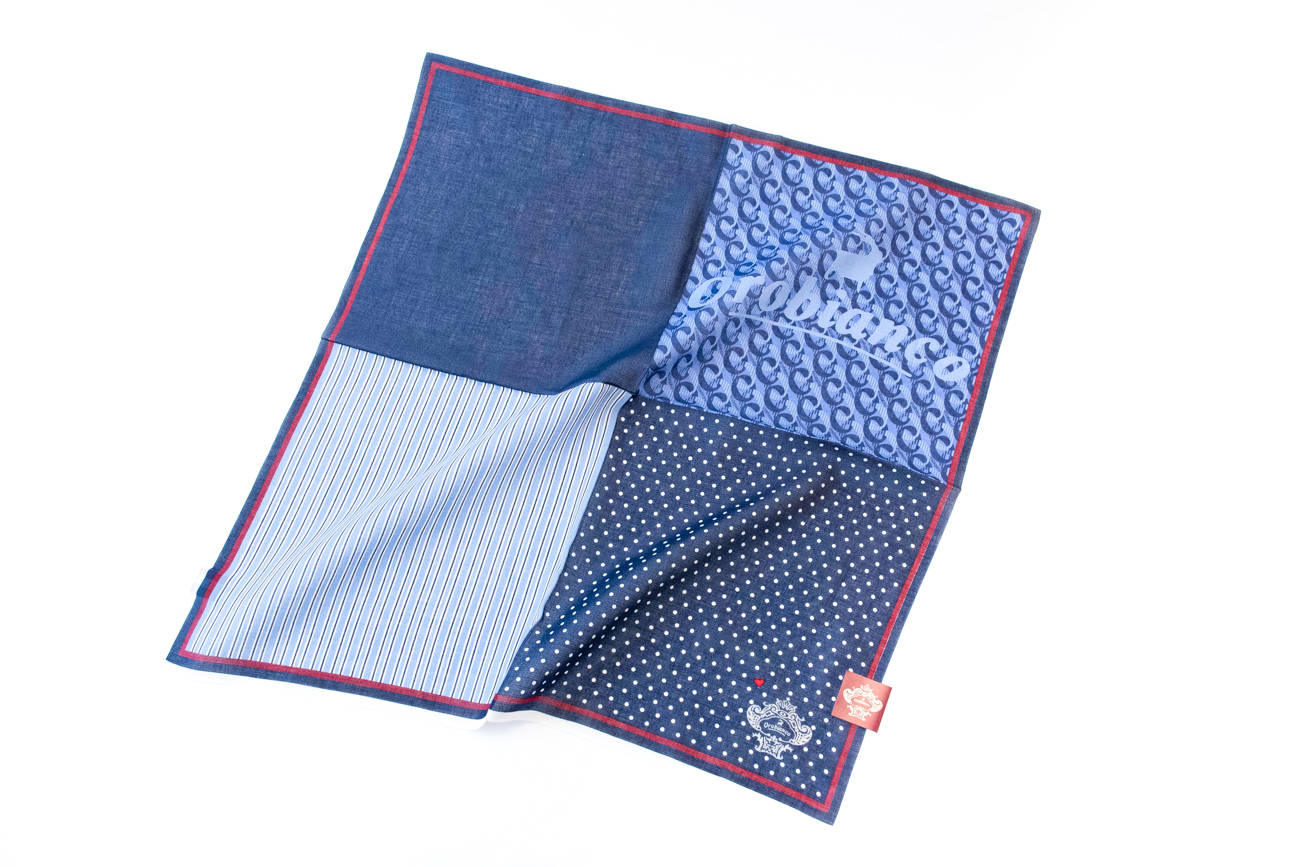 【Orobianco】プリントハンカチ 6枚セット