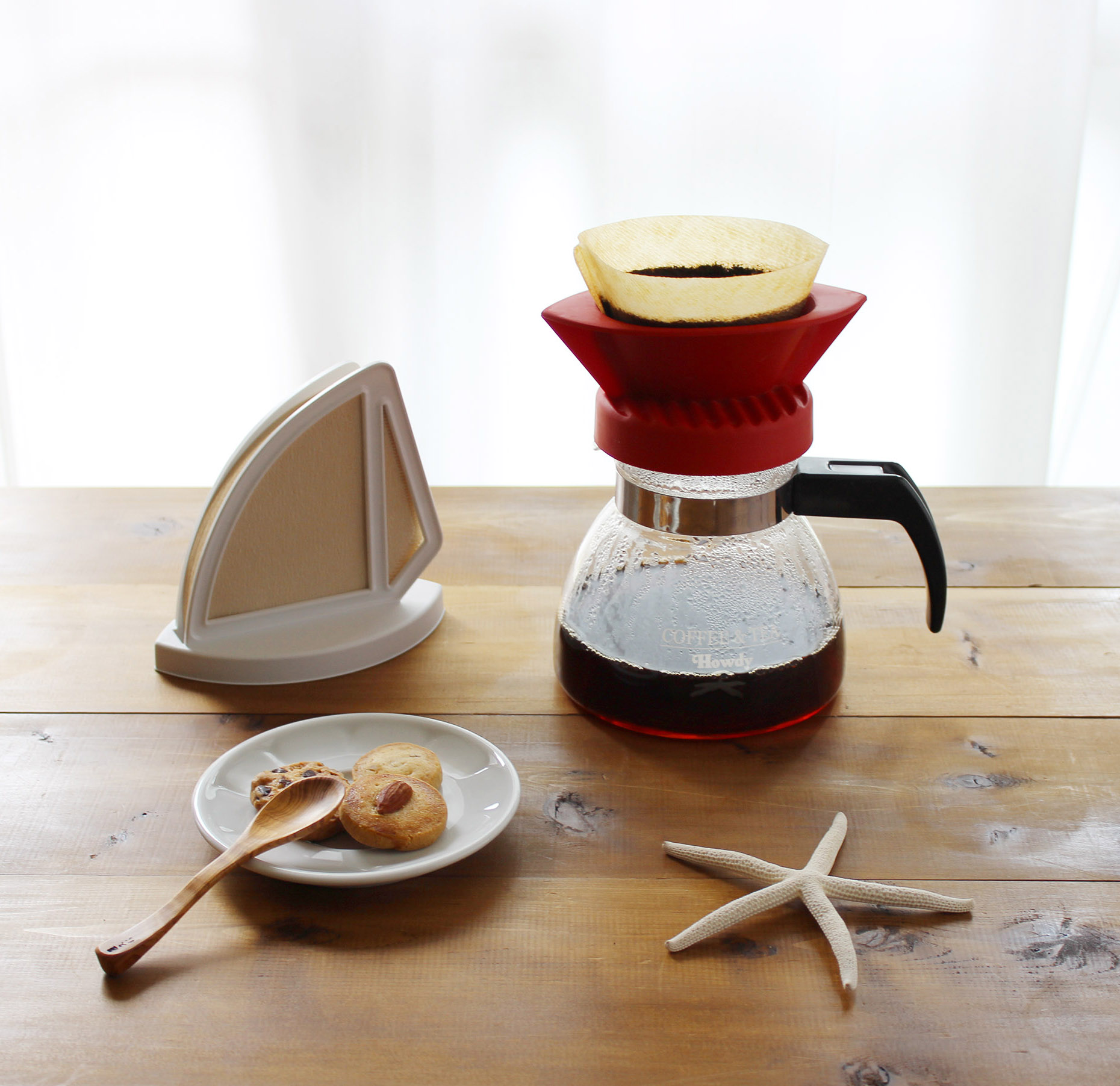 コーヒードリッパー＆ティーストレーナー セット