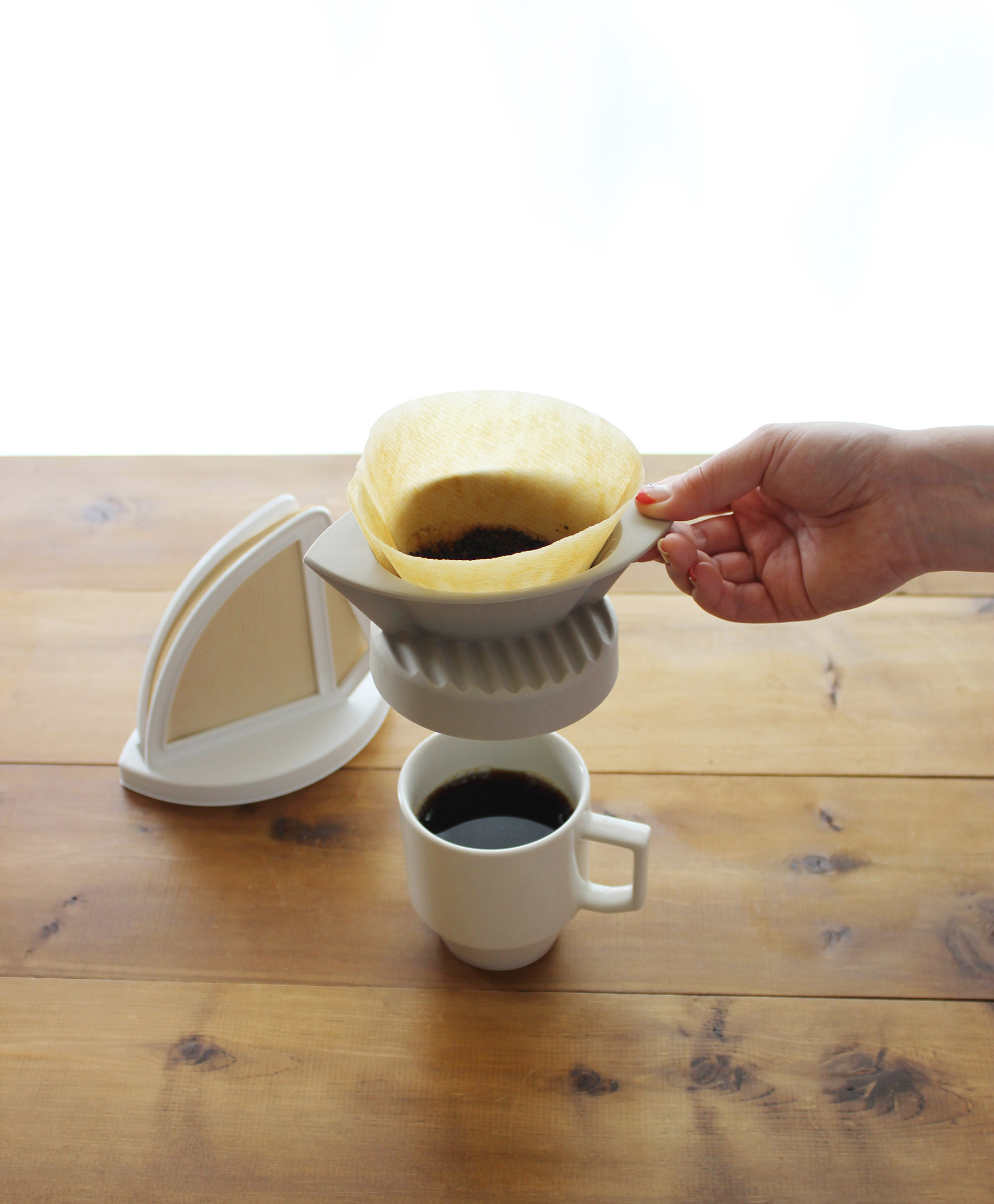 コーヒードリッパー＆ティーストレーナー セット