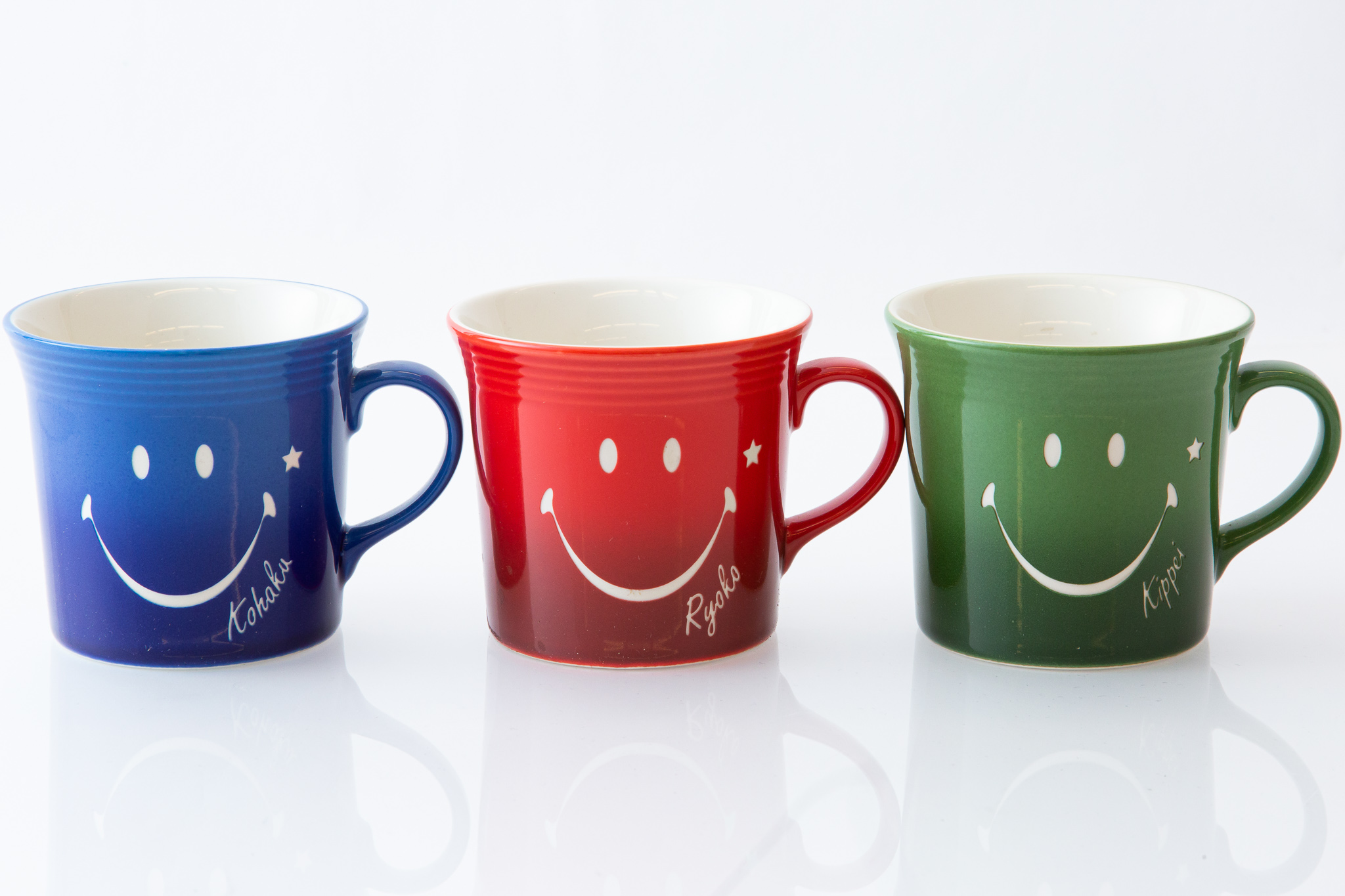 【名入れ彫刻】スマイルマグカップ