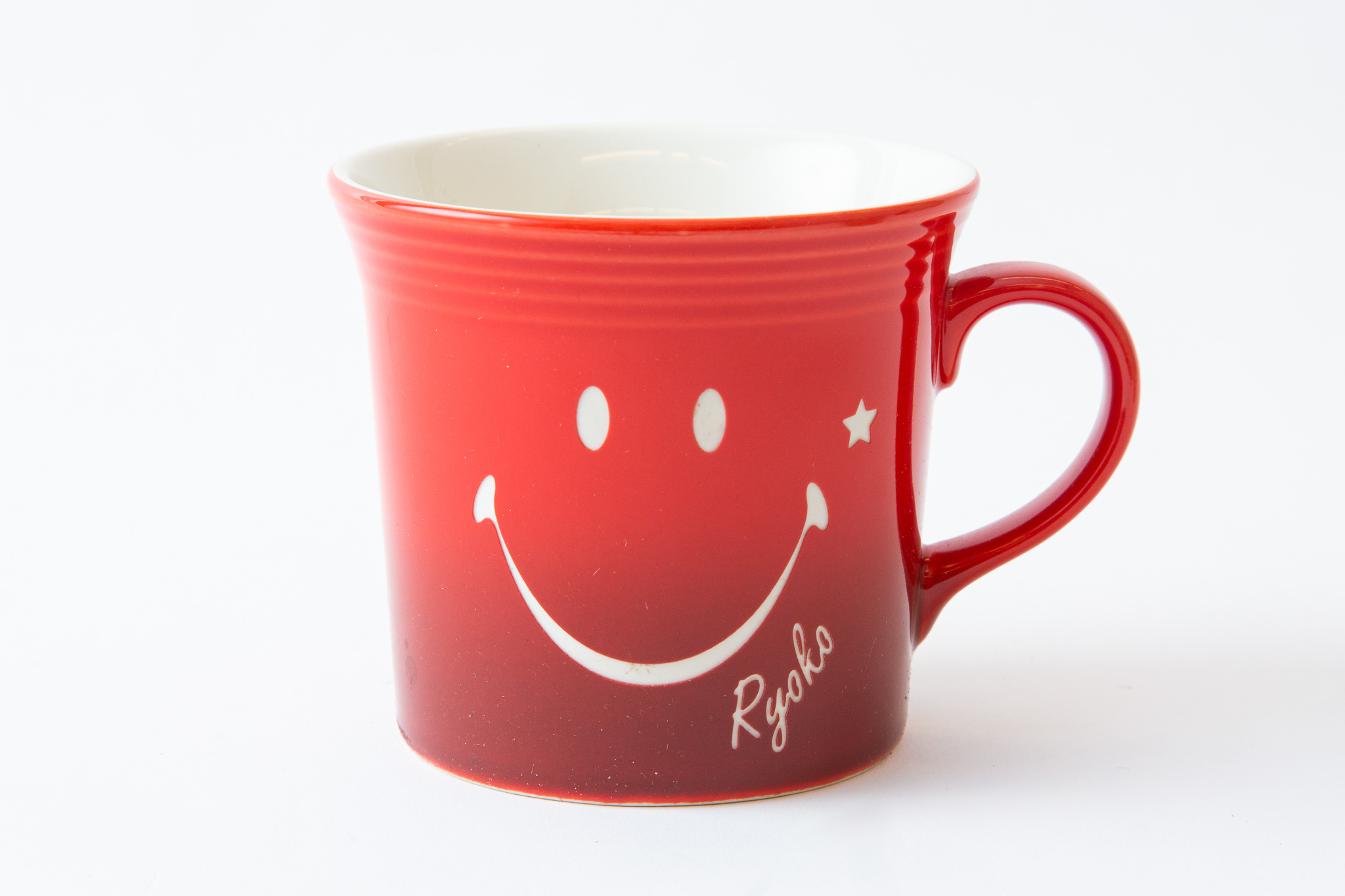 【名入れ彫刻】スマイルマグカップ
