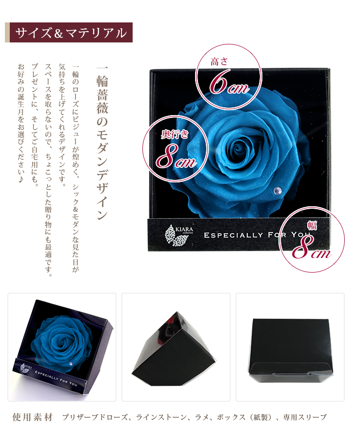 プリザーブドフラワー エスペシャリー バースデーボックス