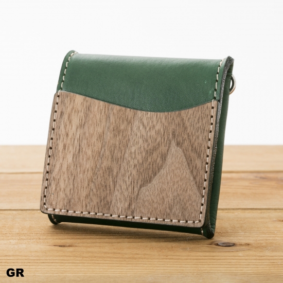 REAL WOOD Coin Case