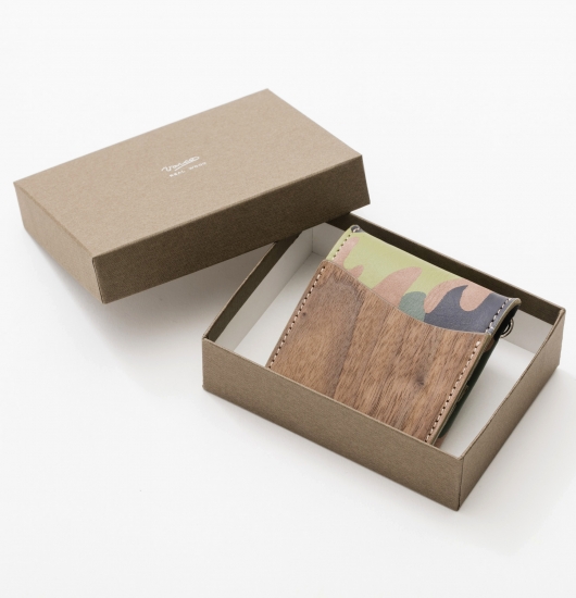 REAL WOOD Coin Case