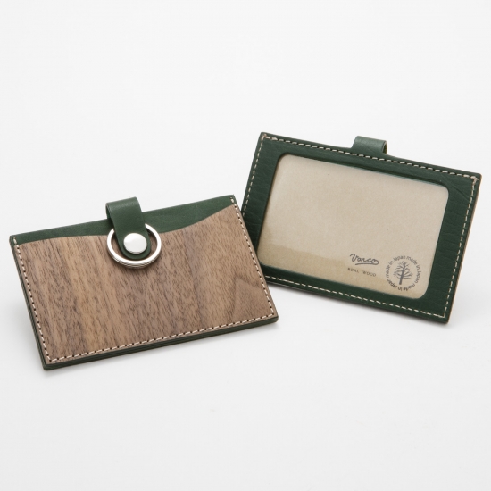 REAL WOOD ID Card Holder