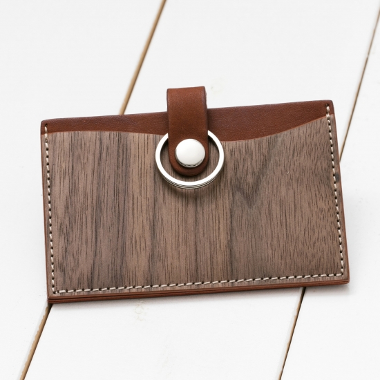 REAL WOOD ID Card Holder