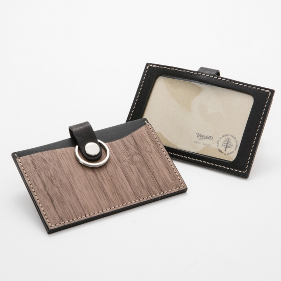 REAL WOOD ID Card Holder