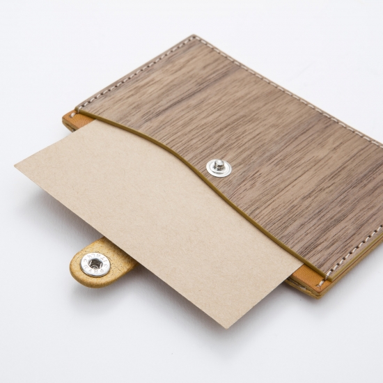 REAL WOOD ID Card Holder