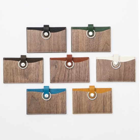 REAL WOOD ID Card Holder