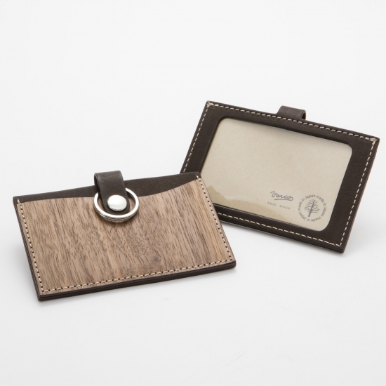 REAL WOOD ID Card Holder