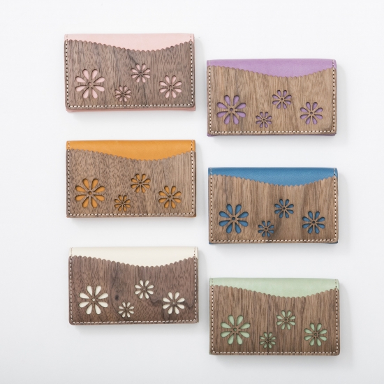 [Fleur] REAL WOOD Card Case