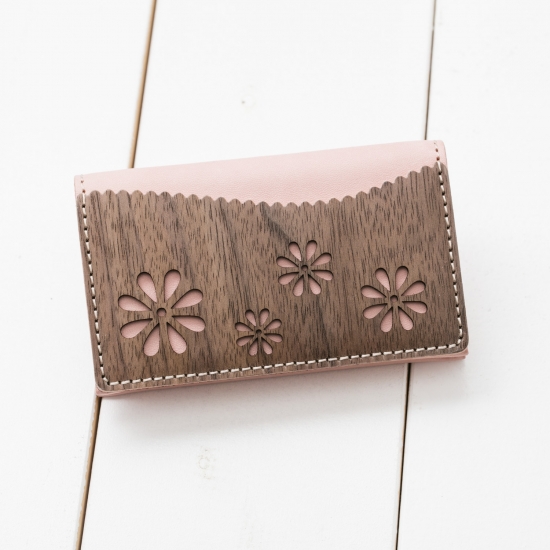 [Fleur] REAL WOOD Card Case