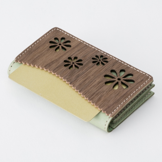 [Fleur] REAL WOOD Card Case