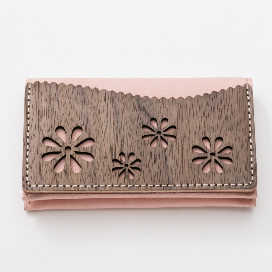 [Fleur] REAL WOOD Card Case