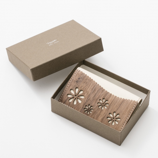 [Fleur] REAL WOOD Card Case