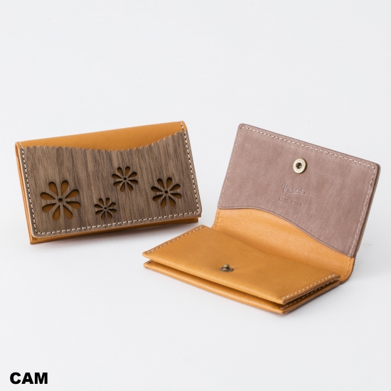 [Fleur] REAL WOOD Card Case