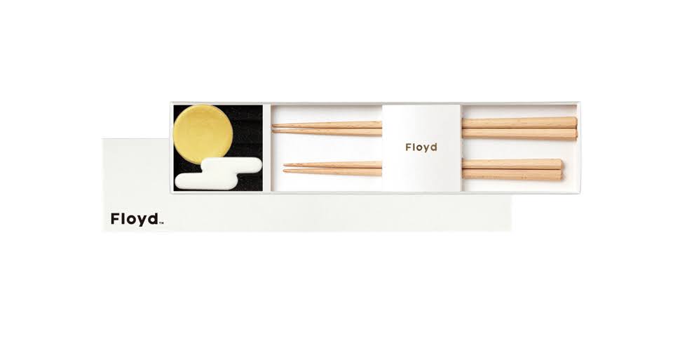 【ペア】雲月箸置き＆箸二膳セット