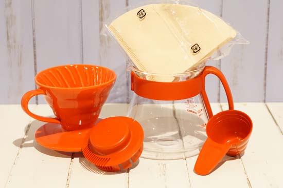 カラードリッパー&ポット レッド