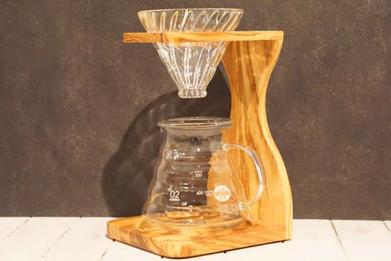 V60オリーブウッドスタンドセット