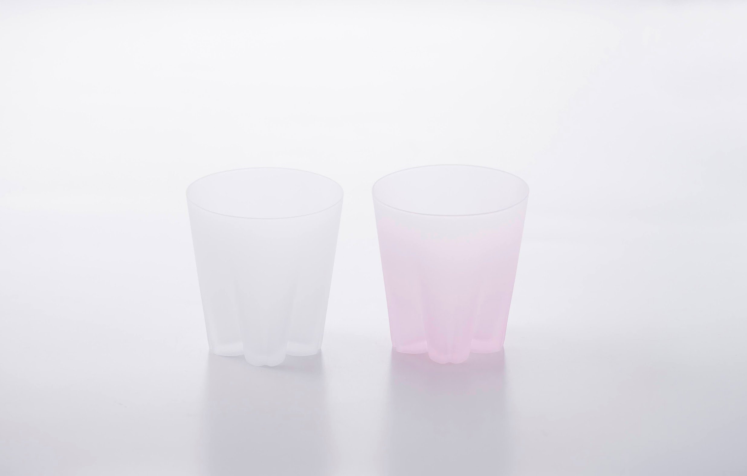 さくらさく雪桜　ロック紅白