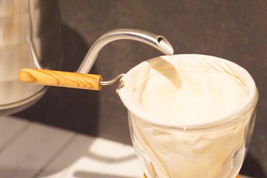 ドリップポット・ウッドネック オリーブウッド