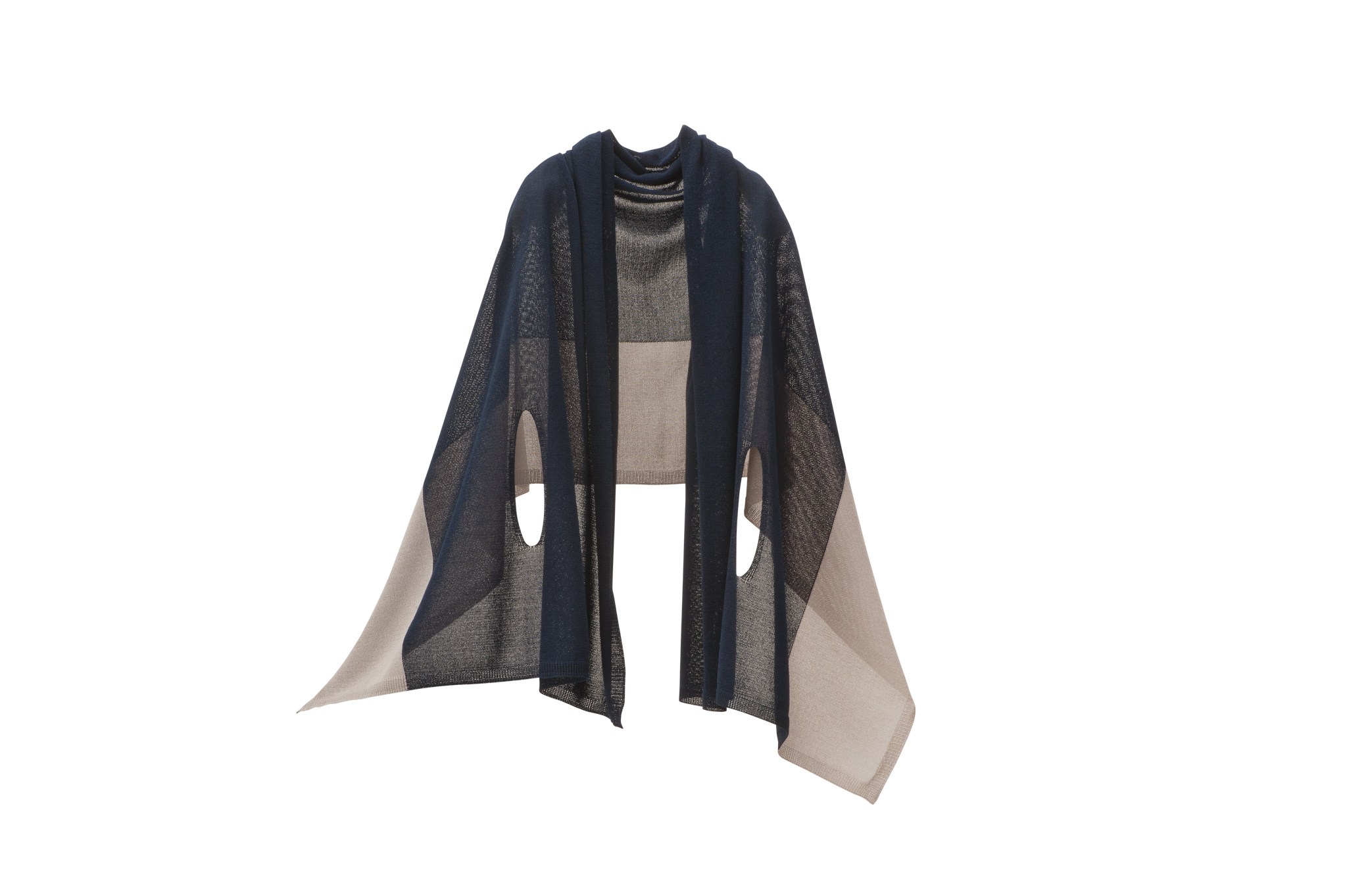 nico ストールポンチョ 洗えるmino 和紙