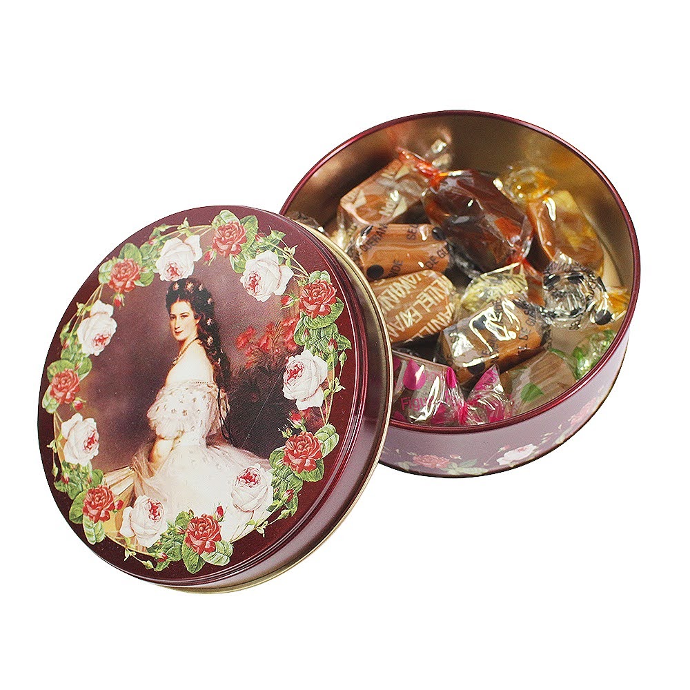 フランス直輸入 キャラメル 8粒 丸缶（ マリーアントワネット / エリザベート ）