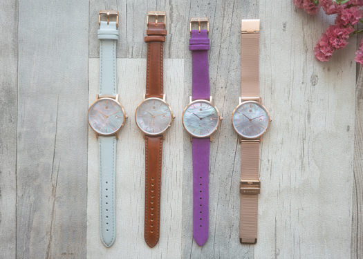 【4silentbirds】PEARL GEM ROSE GOLD 38MM