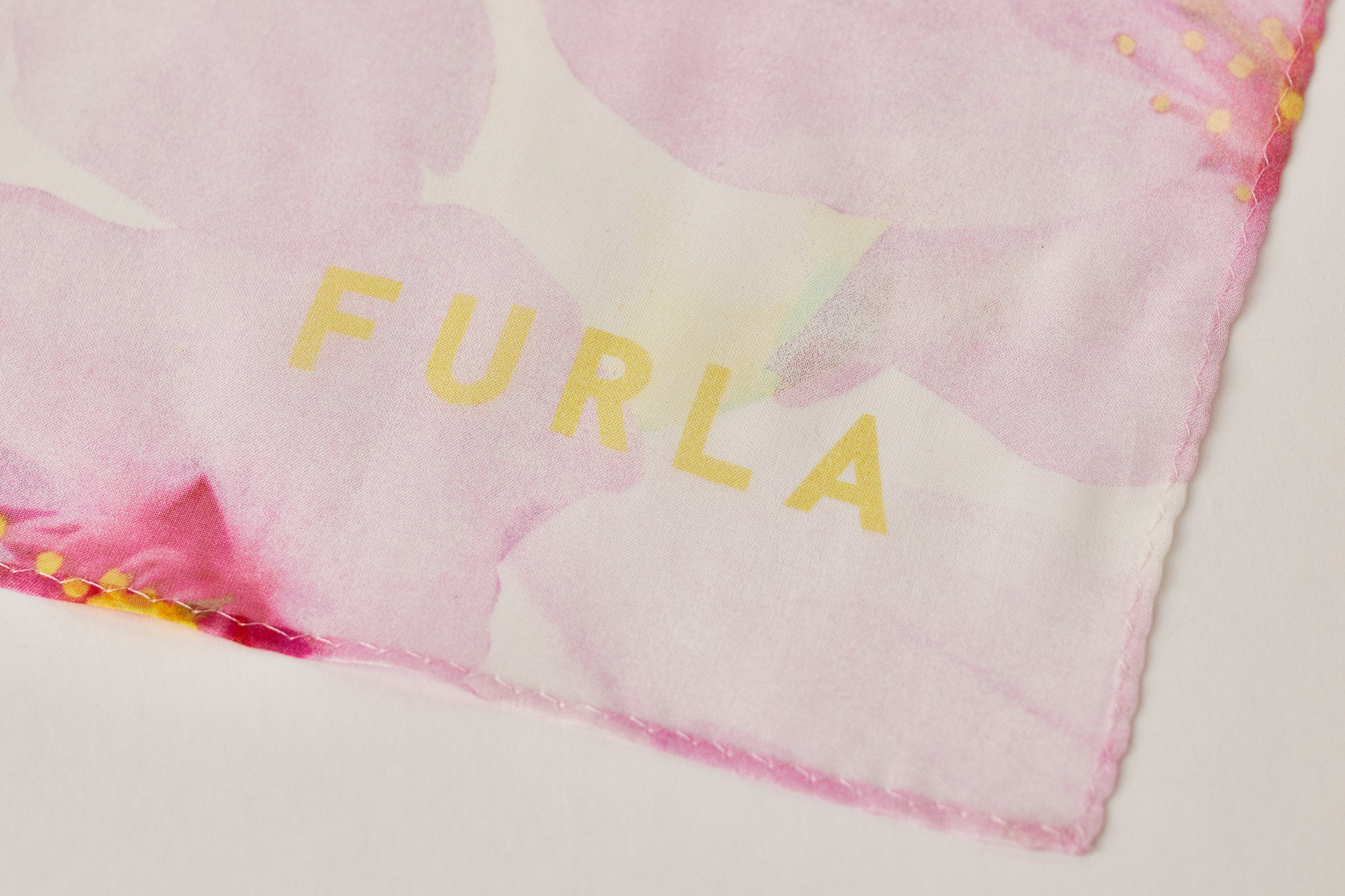 シルクシフォンプリントロングスカーフ