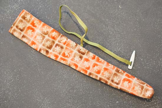 漆塗り携帯用筆ペン-花更紗柄筆ペンケース