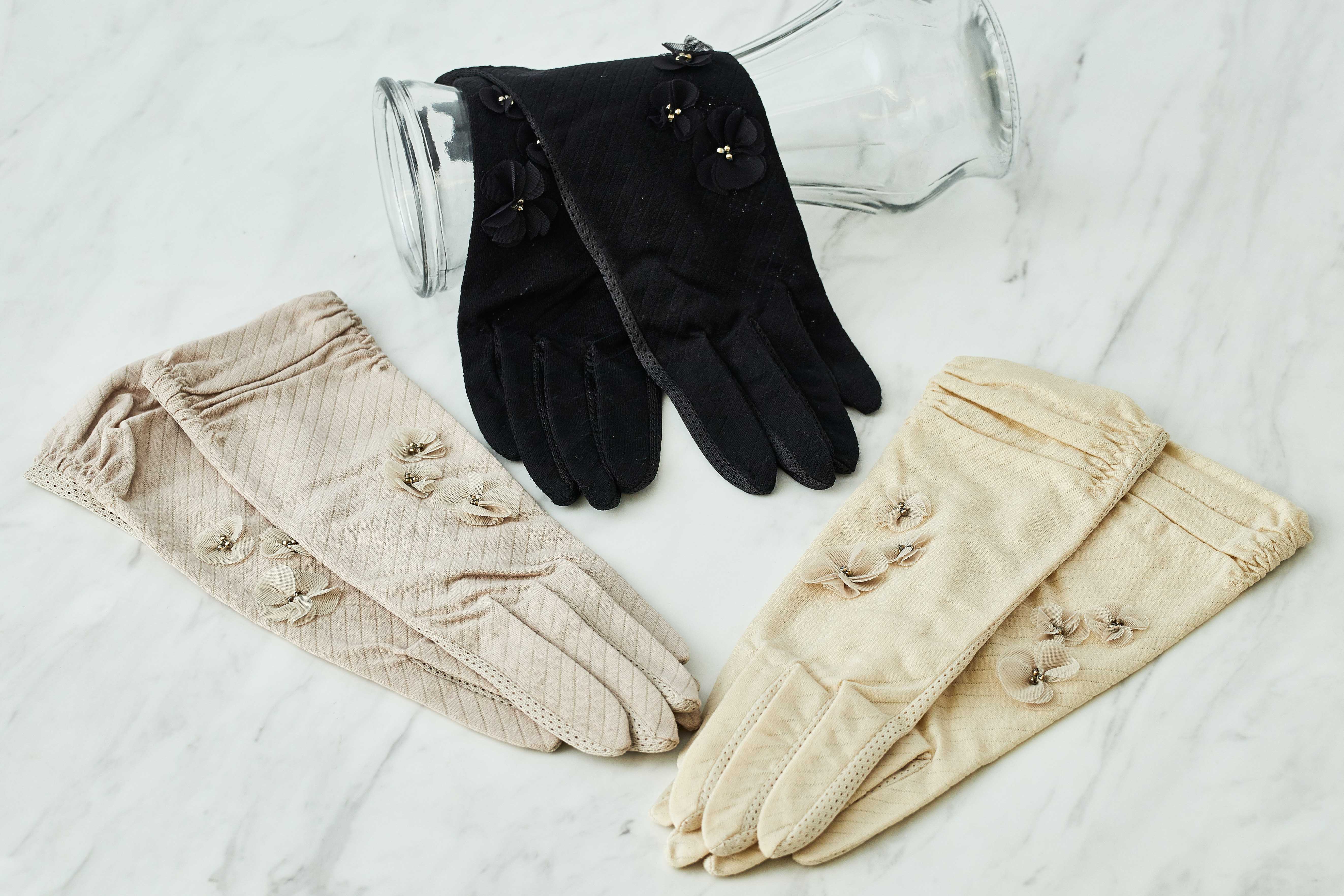 UV手袋5指すべり止め付き