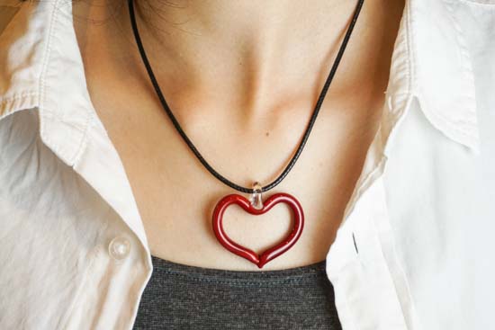 ハートネックレス-DG5162