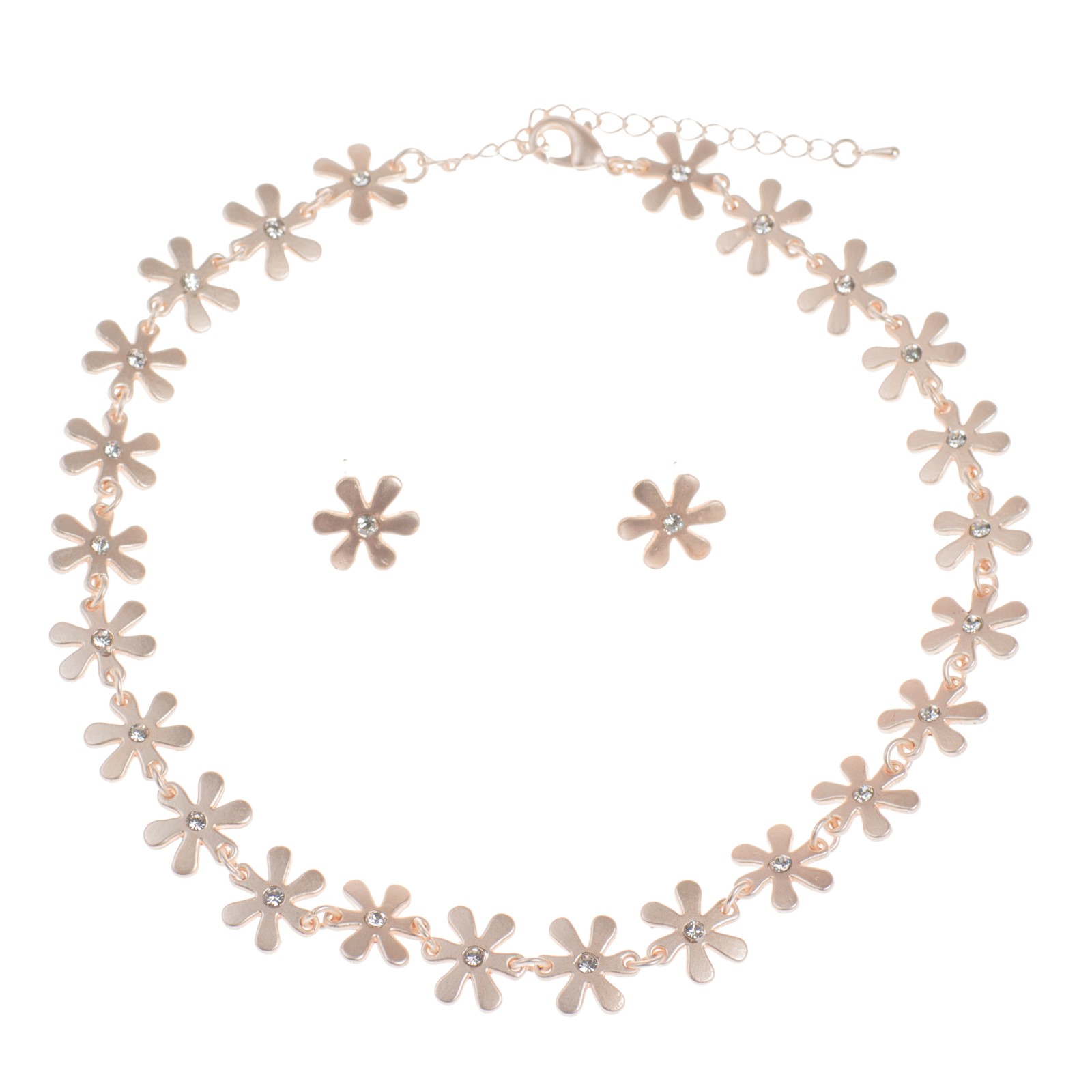 メタルネックレス&ピアス-DN0304