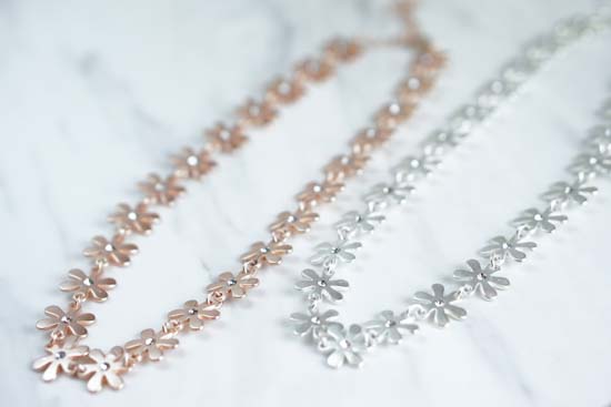 メタルネックレス&ピアス-DN0304