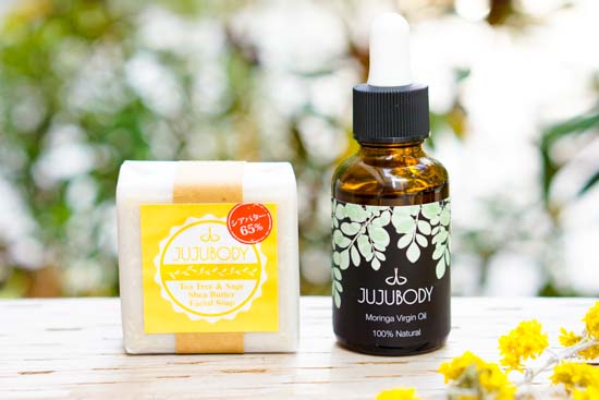 おすすめフェイシャルケアセットA-モリンガオイル＋シアバターフェイシャルソープ